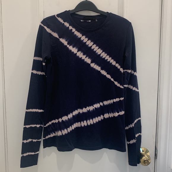 NWOT The Upside Navy Tie Dye Long Sleeve Top Size XS - Picture 4 of 8